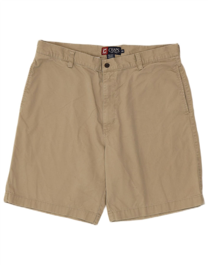 Chaps Herren-Chinoshorts W36, Größe L, Beige, Baumwolle