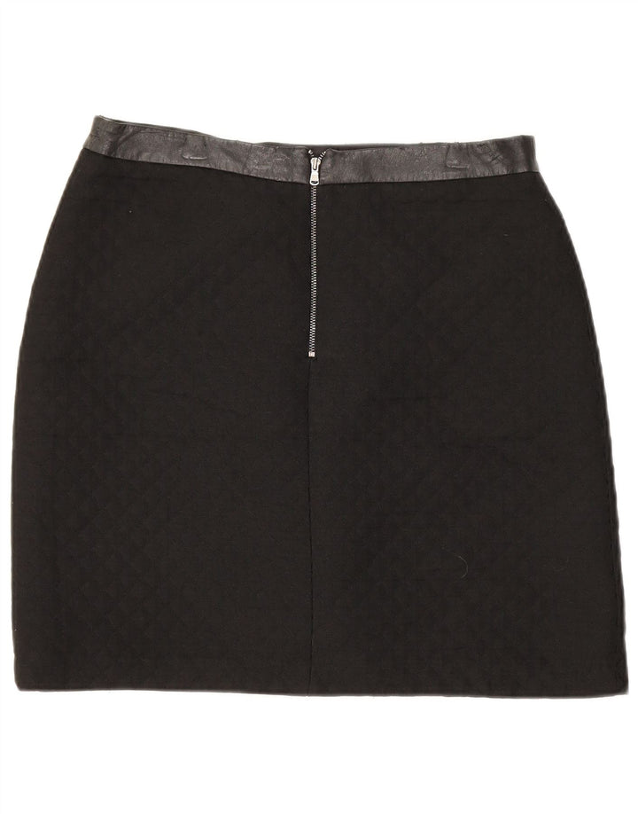 Marks & Spencer Damen Minirock UK 12 Medium W30 Schwarz Argyle/Diamant