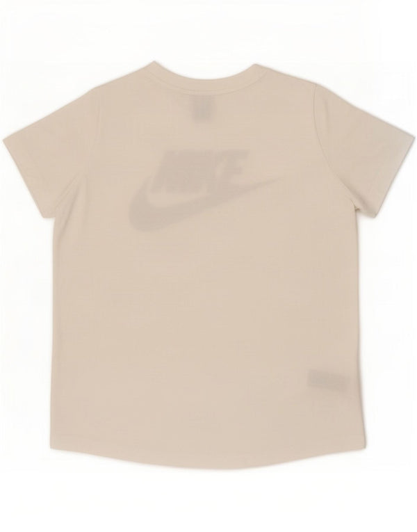 Nike Damen-T-Shirt in Übergröße mit Grafik, UK 16, Größe L, Weiß, Polyester