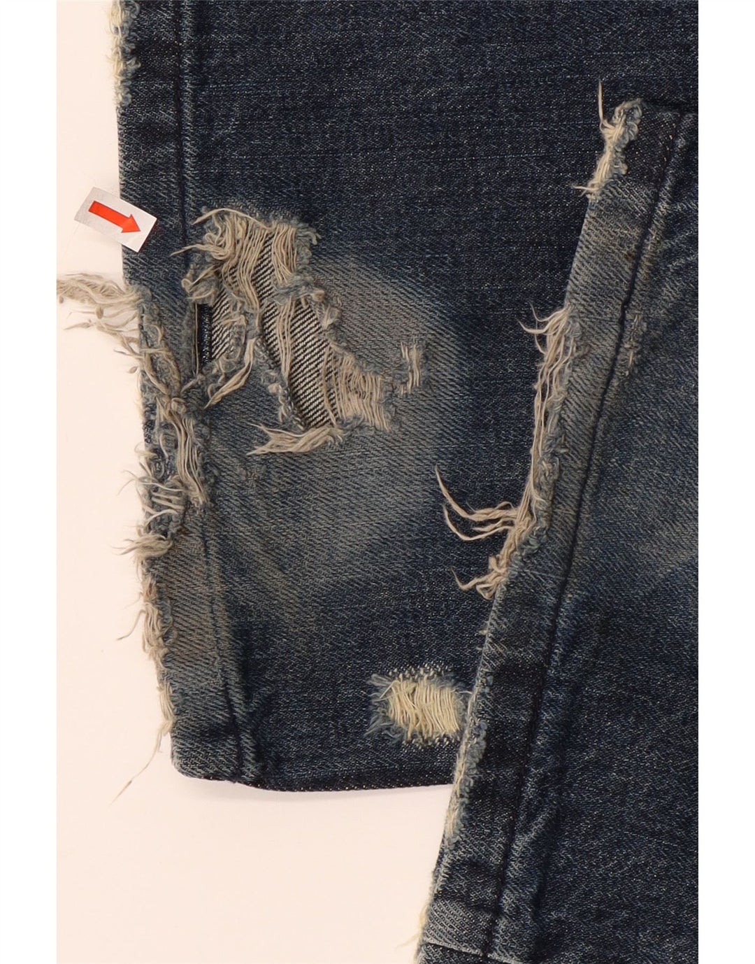 DKNY Mens Straight Jeans W33 L31 Blue Cotton