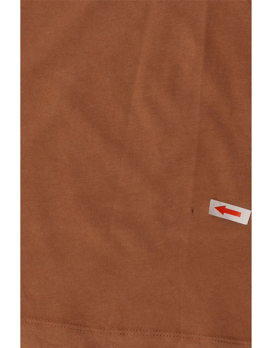 Nike Herren T-Shirt Top Small Braun Baumwolle