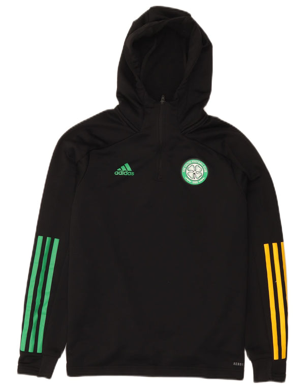 Adidas Jungen The Celtic Football Club Kapuzenpullover, 11–12 Jahre, Schwarz