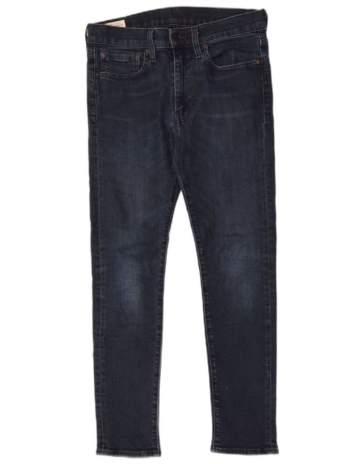 Levi's Herren Slim Jeans W32 L30 Marineblaue Baumwolle