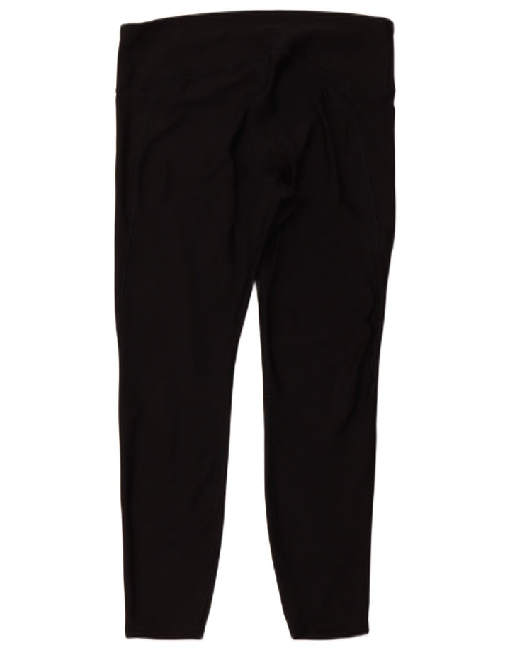 UNDER ARMOUR Damen Leggings UK 18 XL Schwarz Polyester