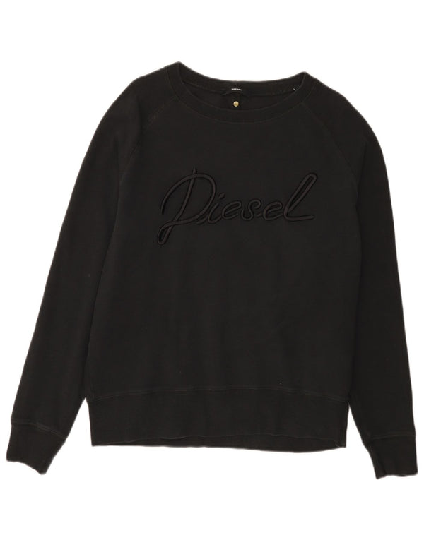 DIESEL Herren-Sweatshirt mit Grafik, Größe S, Schwarz