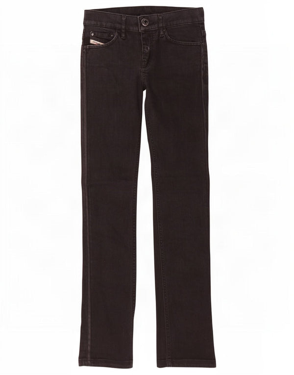 Diesel Damen Liv Slim Jeans W25 L32 Schwarze Baumwolle