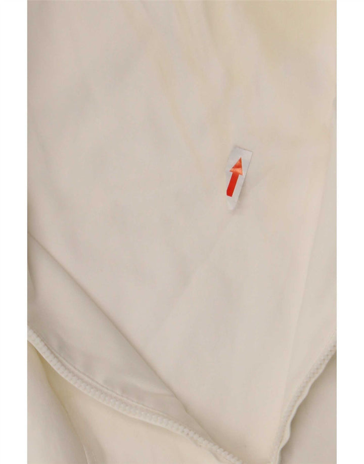 Zara Damen Weste UK 6 XS Weiß Polyester
