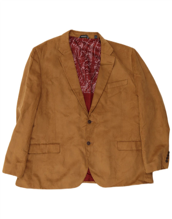 Nautica Herren-Blazer mit normaler Passform und 2 Knöpfen, IT 50, Größe L, Beige, Polyester