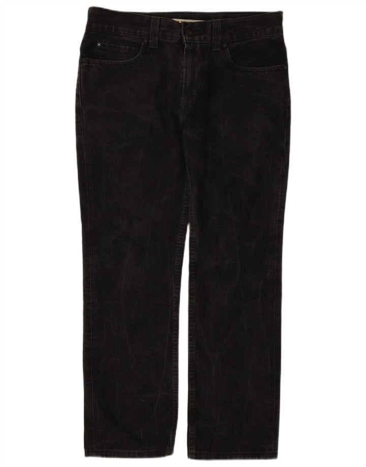Levi's Herren 511 Slim Jeans W34 L34 Schwarze Baumwolle