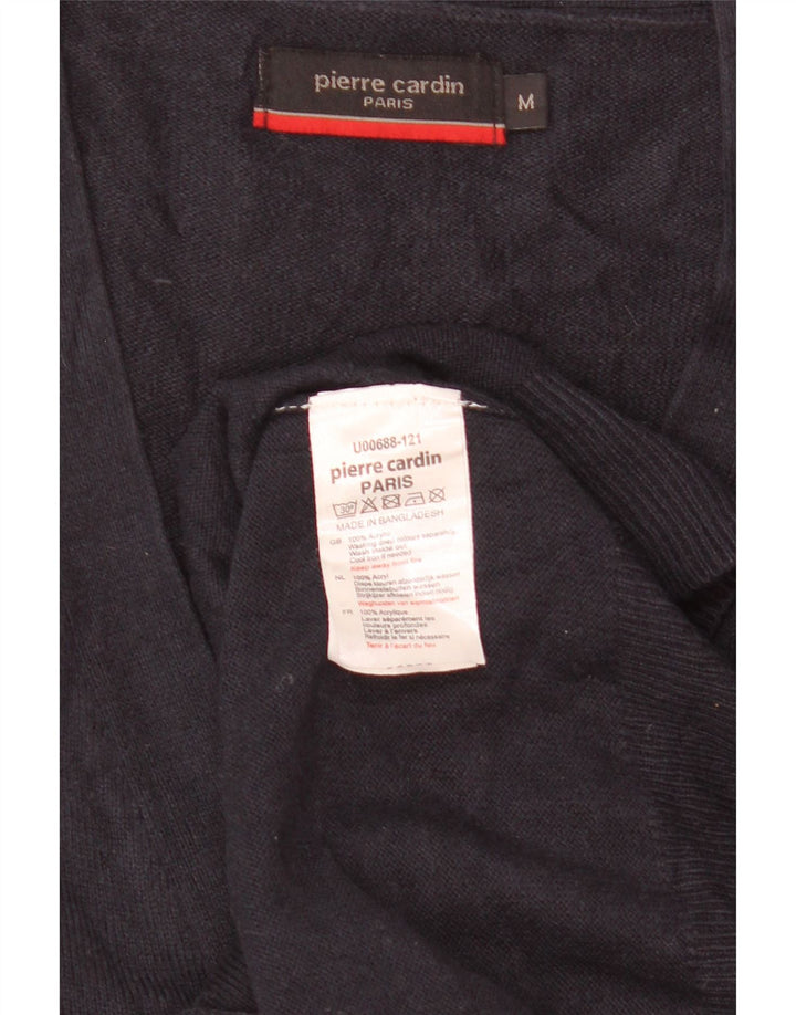 Pierre Cardin Herren-Strickjacke, mittelgroßes Marineblau, Acryl