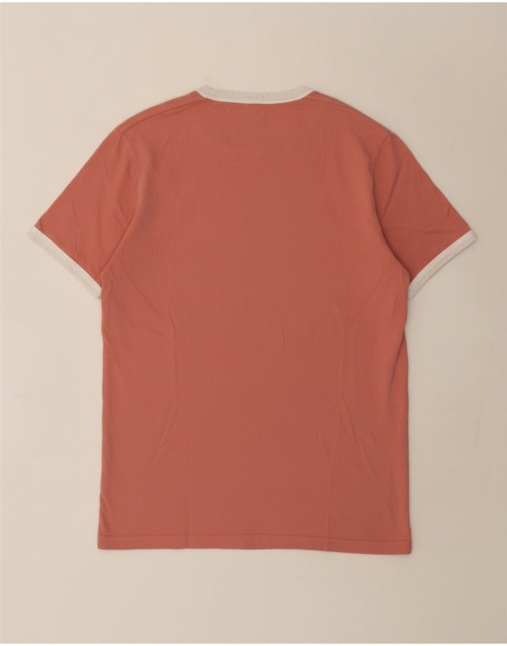 Lyle & Scott Herren T-Shirt Top Small Rosa Baumwolle