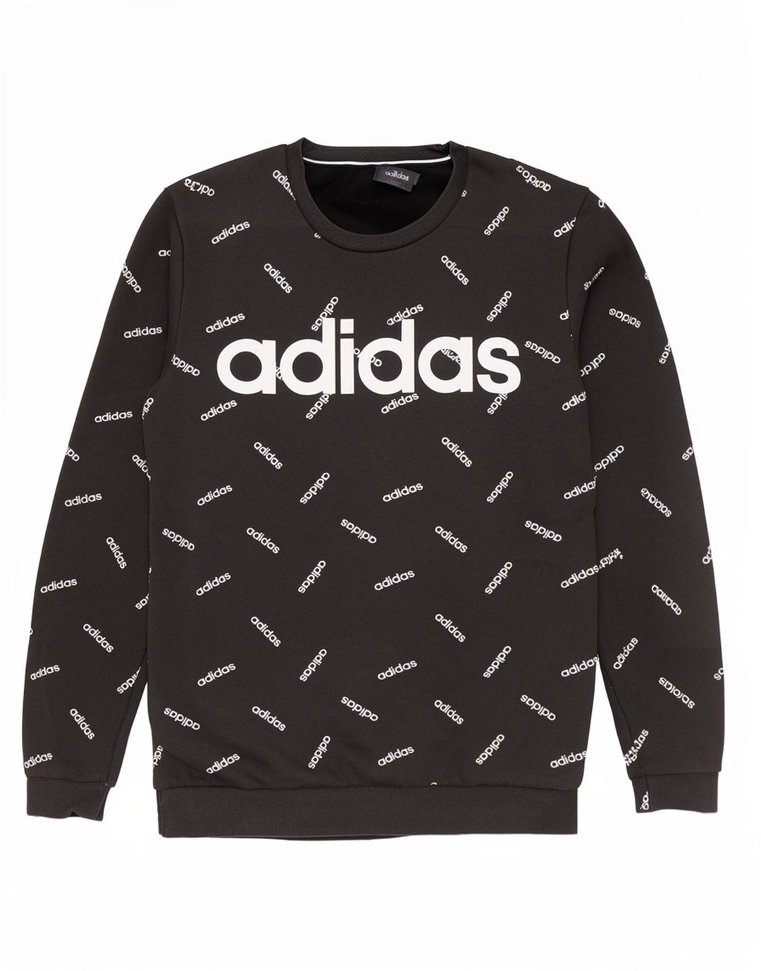 Adidas Herren Grafik-Sweatshirt-Pullover, mittelschwarz, Baumwolle