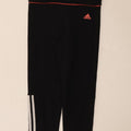 Adidas Damen Climalite Capri Leggings UK 8 Small Schwarz Polyester