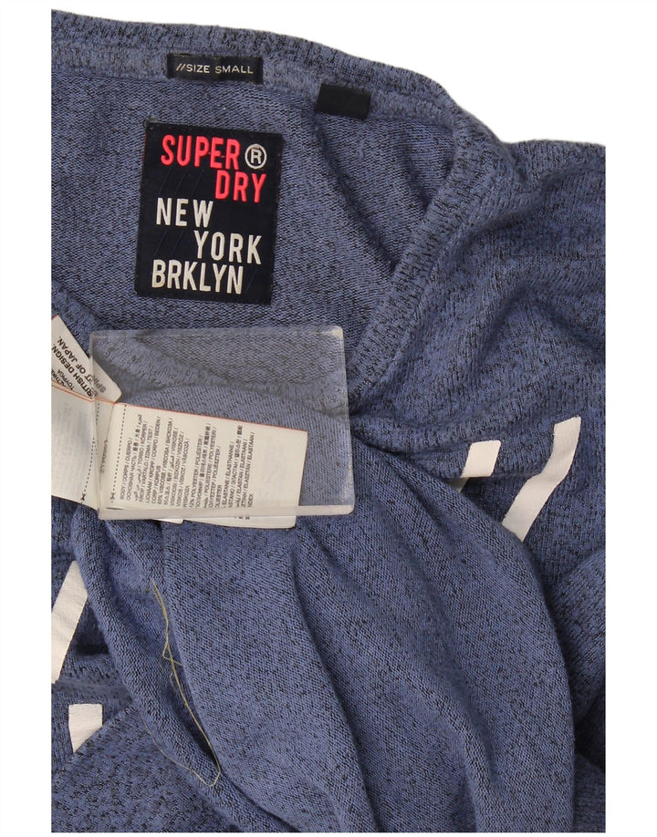Superdry Grafik-Sweatshirtpullover für Damen, Gr. 10, Größe S, blau gefleckt