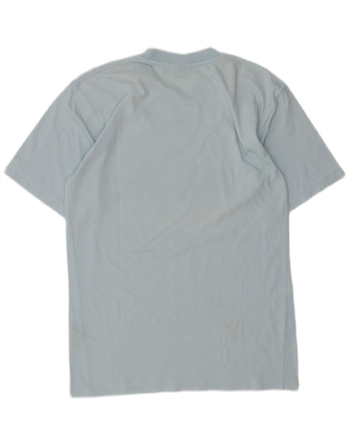 Fila Herren Grafik T-Shirt Top Small Blau Baumwolle