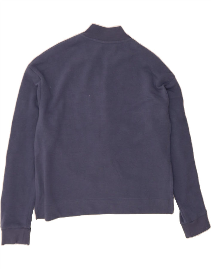 ARENA Womens Oversized Tracksuit Top Jacket UK 10 Small Navy Blue Cotton Vintage Arena and Second-Hand Arena from Messina Hembry 