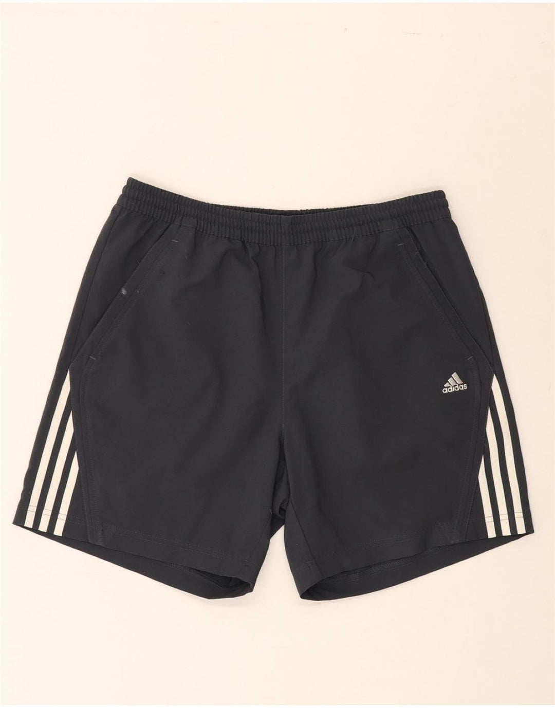 ADIDAS Mens Sport Shorts Medium Grey Polyester Vintage Adidas and Second-Hand Adidas from Messina Hembry 