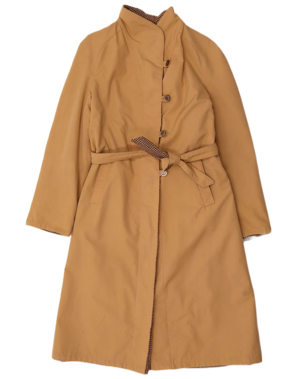 Vintage Damen Wendemantel IT 42 Mittelbeige