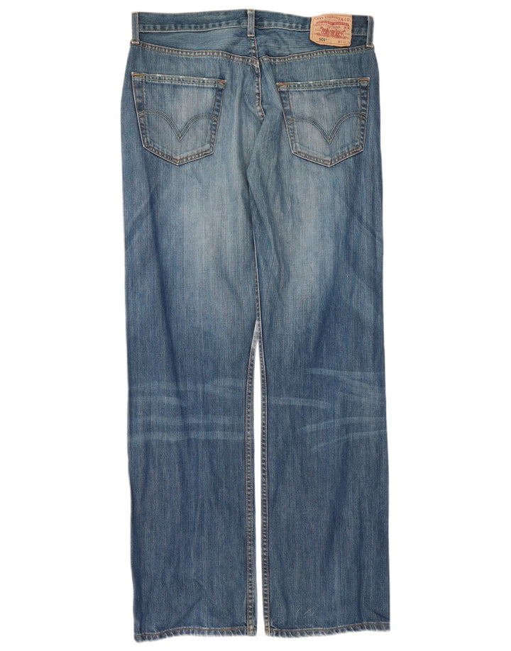 Levi's Herren 501 Straight Jeans W36 L34 Blau