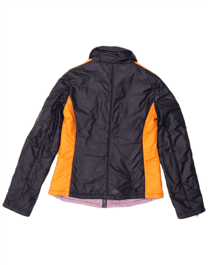Belfe Damen Wattierte Jacke UK 10 Small Marineblau Farbblock