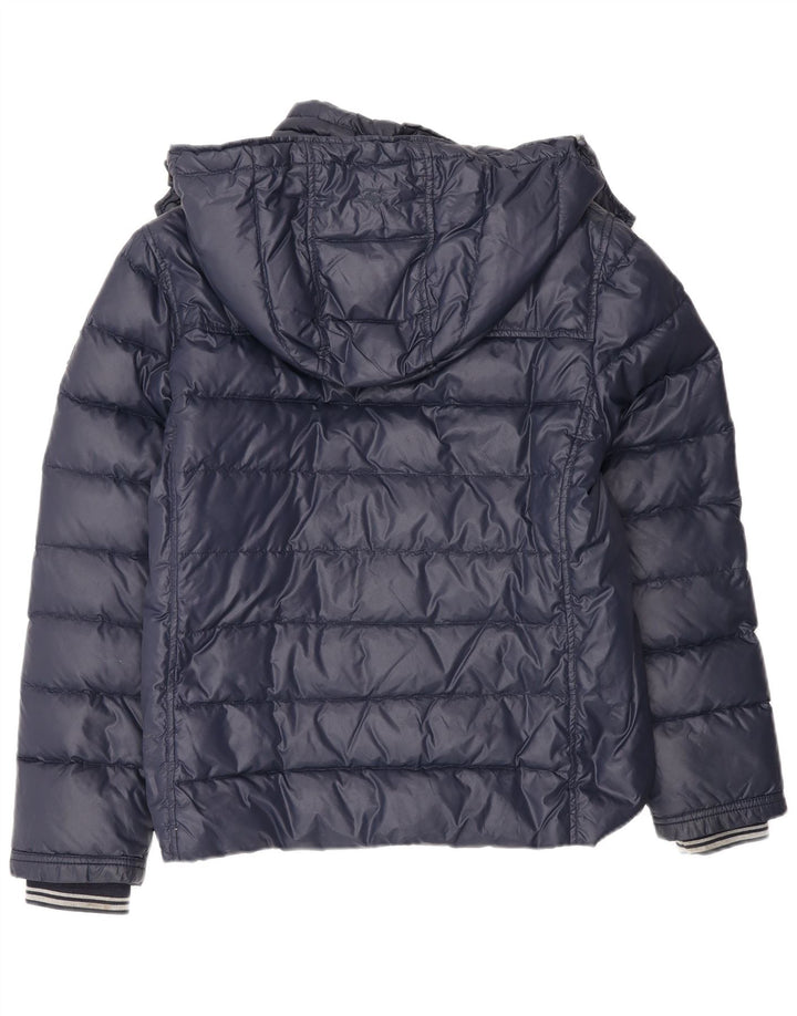 Fay Wattierte Jacke mit Kapuze für Mädchen, 12–13 Jahre, Marineblau