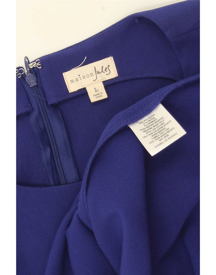 Jules Ärmelloses Damen-Etuikleid, Größe 44, Blau, Polyester