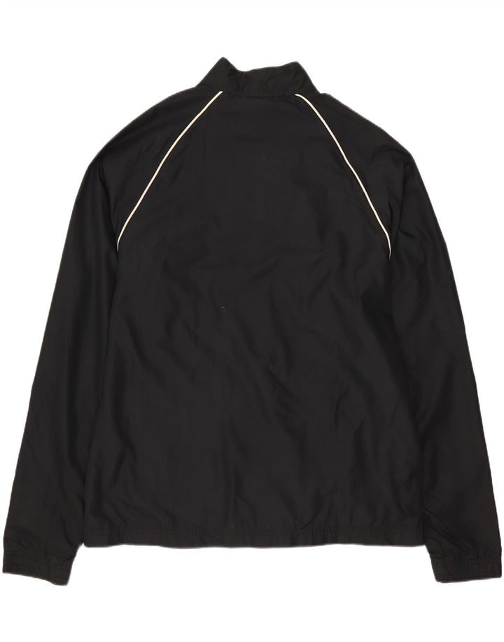UNDER ARMOUR Herren-Trainingsanzug-Top-Jacke, großes schwarzes Polyester