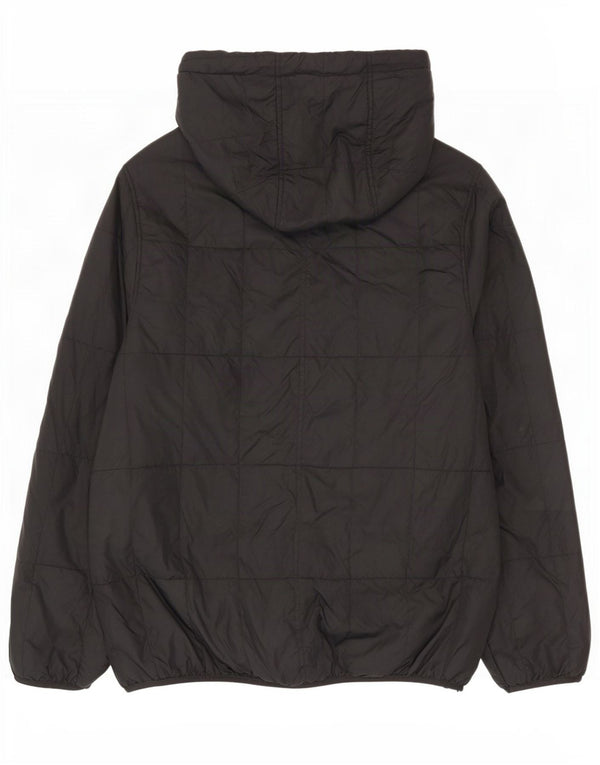 Bench Herren-Jacke mit Kapuze, gepolstert, UK 40, Größe L, Schwarz, Polyamid