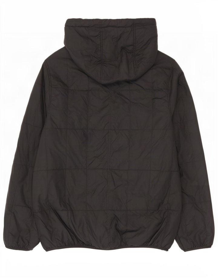 Bench Herren-Jacke mit Kapuze, gepolstert, UK 40, Größe L, Schwarz, Polyamid
