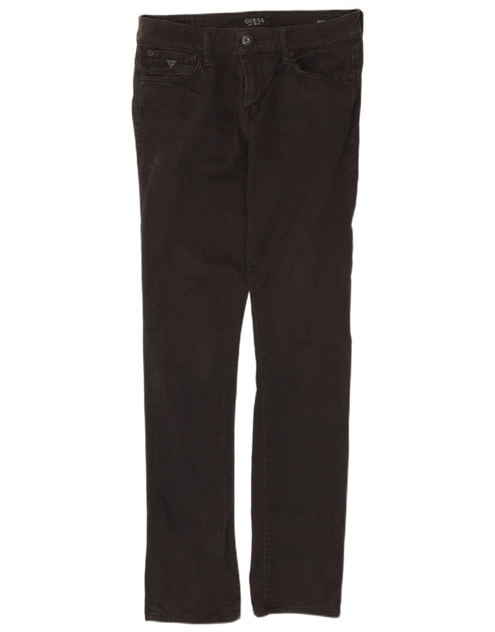 GUESS Herren Skinny Jeans W30 L33 Schwarze Baumwolle