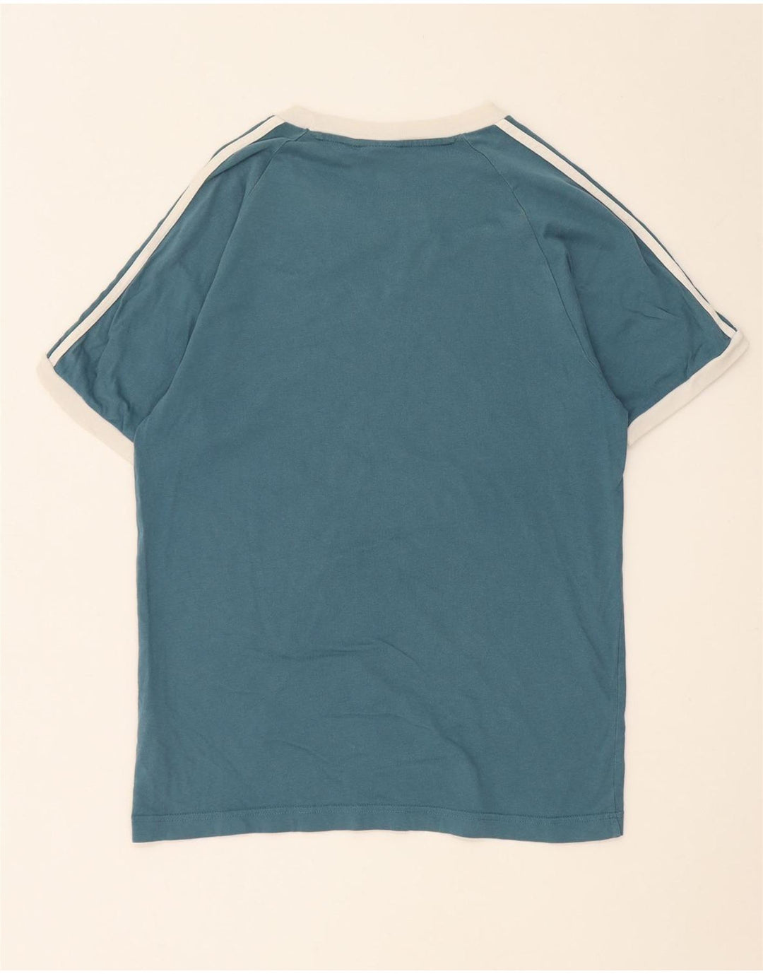 ADIDAS Herren T-Shirt Top mittelblaue Baumwolle