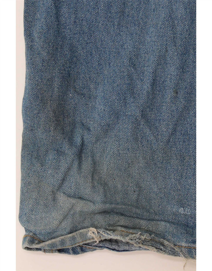 Marks & Spencer Herren Straight Jeans W44 L31 Blaue Baumwolle