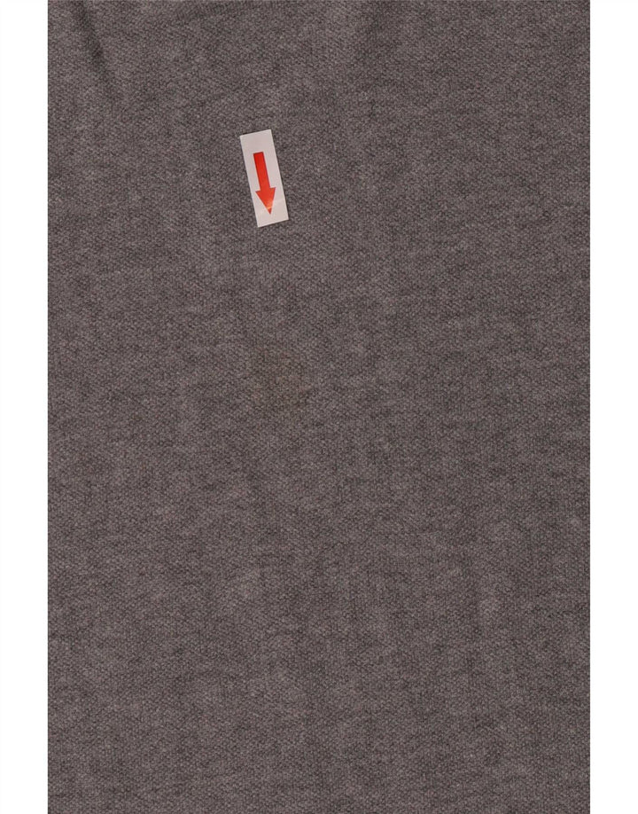 Lyle & Scott Mens Polo Shirt Medium Grey Cotton