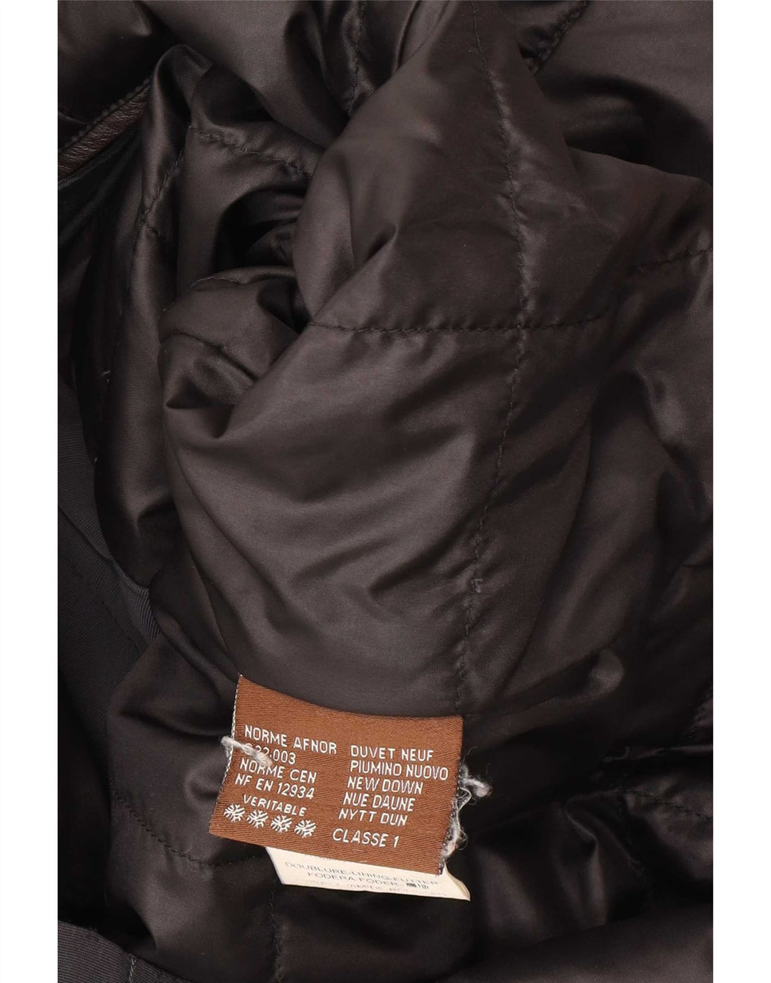 Moncler Herren gepolsterte Militärjacke, Größe 6 3XL, schwarze Baumwolle