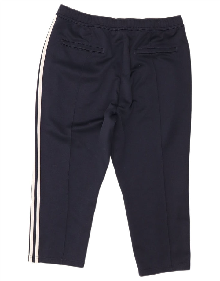 Adidas Herren Crop-Trainingshose, groß, marineblau, Polyester