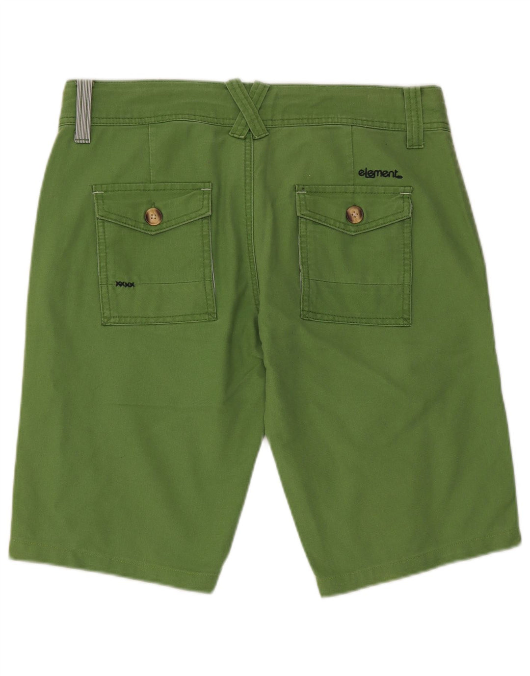Element Herren Chinoshorts W30 mittelgrüne Baumwolle