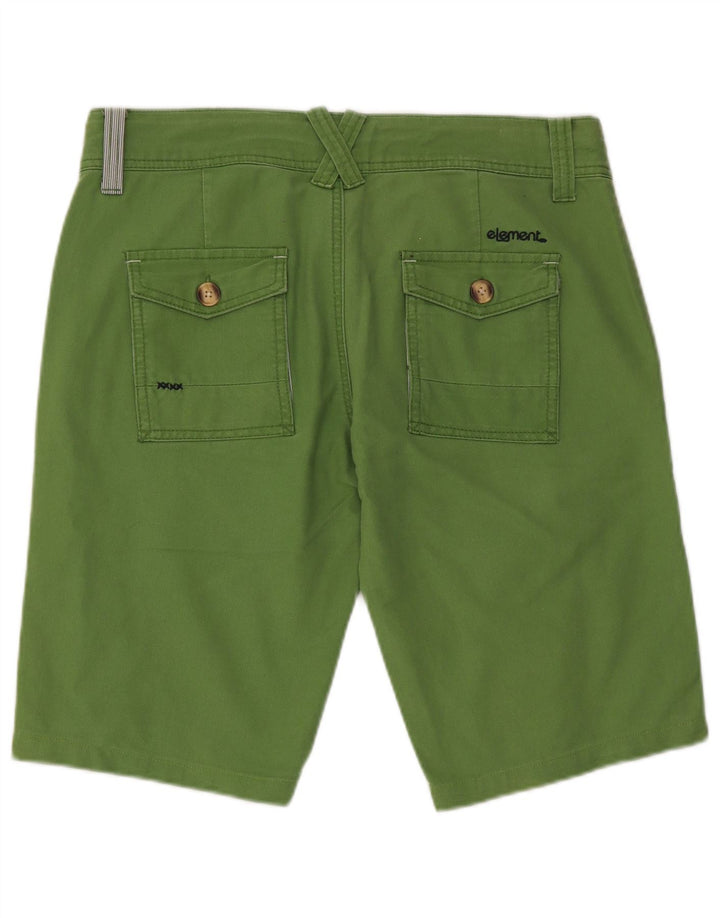 Element Herren Chinoshorts W30 mittelgrüne Baumwolle