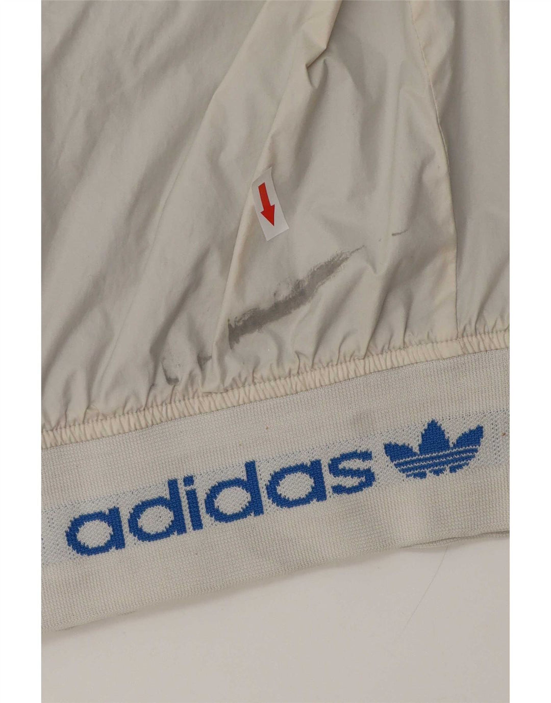 Adidas Herren Graphic Hooded Reversible Jacke UK 38 Mittelweiß Farbblock
