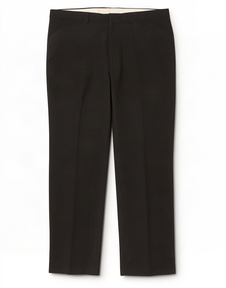 Farah Herren-Freizeithose, gerade, W38, L33, Schwarz, Polyester