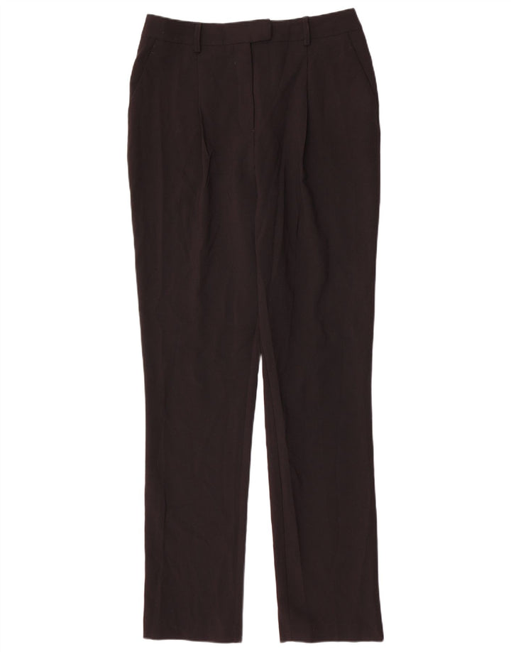 Topshop Damen Pegged Chino Hose UK 12 Medium W30 L32 Schwarz Polyester