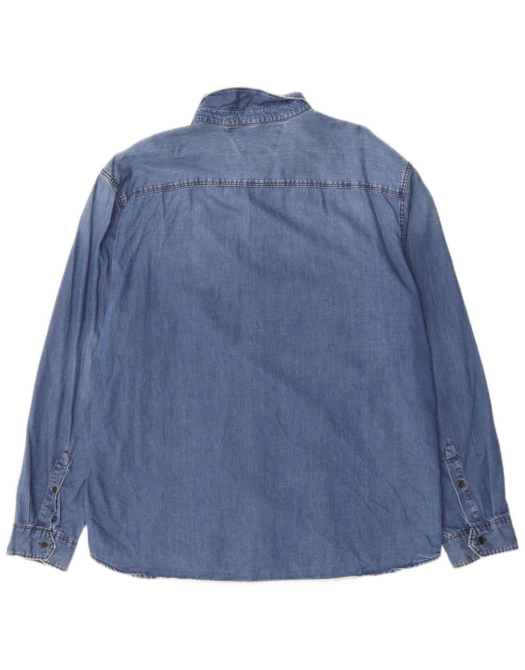 CALVIN KLEIN JEANS Herren Jeanshemd XL Blaue Baumwolle