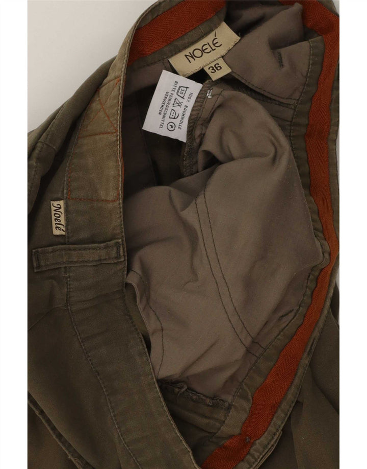 Vintage Damen Maxi Cargo Rock EU 36 Small W28 Khaki Baumwolle