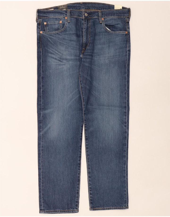 Levi's Herren 502 Tapered Jeans W36 L32 Blaue Baumwolle
