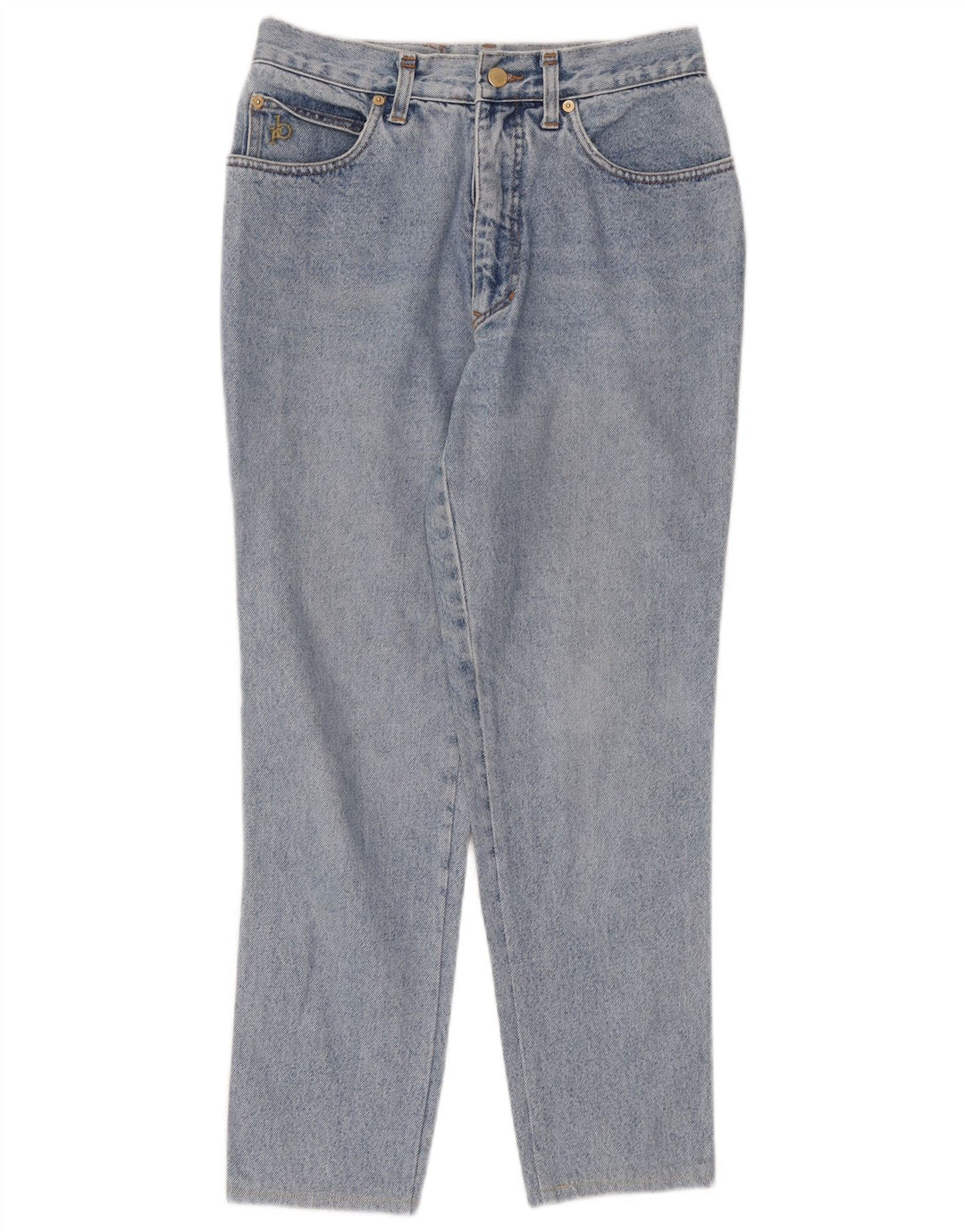 Roccobarocco Damen Tapered Jeans W28 L27 Blaue Baumwolle
