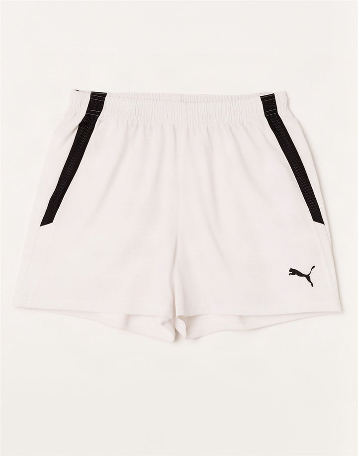 Puma Herren Sportshorts Mittelweißes Colourblock-Polyester