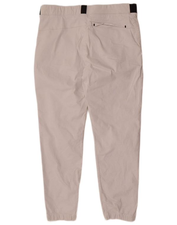 Zara Herren Skinny Chino-Hose, Größe L, W32, L26, aus weißer Baumwolle