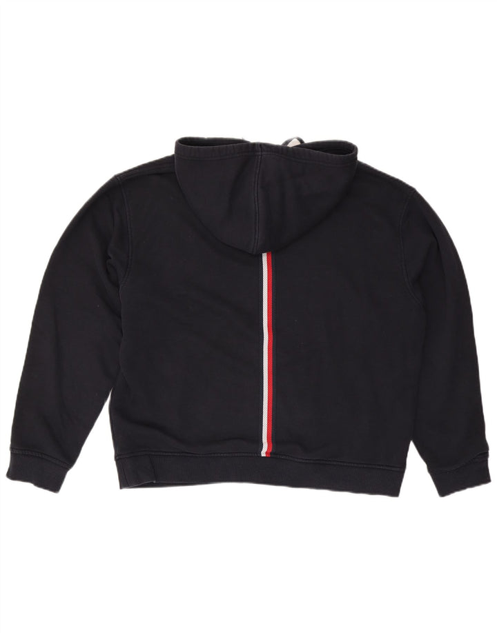Tommy Hilfiger Damen-Pullover mit übergroßem Kapuzenpullover, Gr. 14, mittleres Marineblau