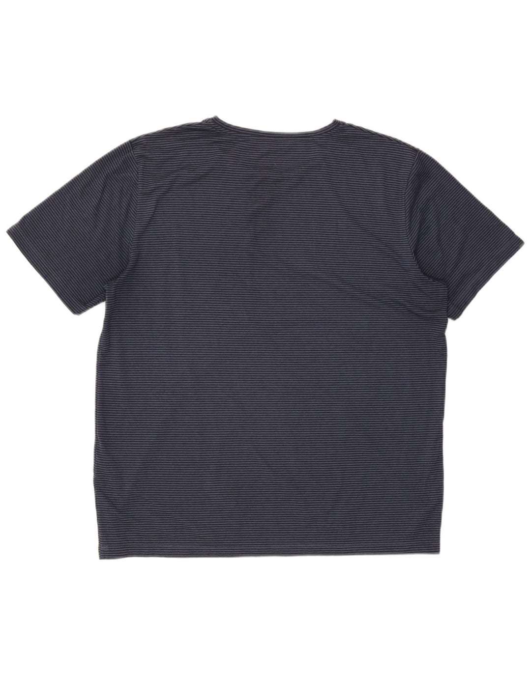 Rohan Herren-T-Shirt, groß, marineblau, gestreift, Polyester
