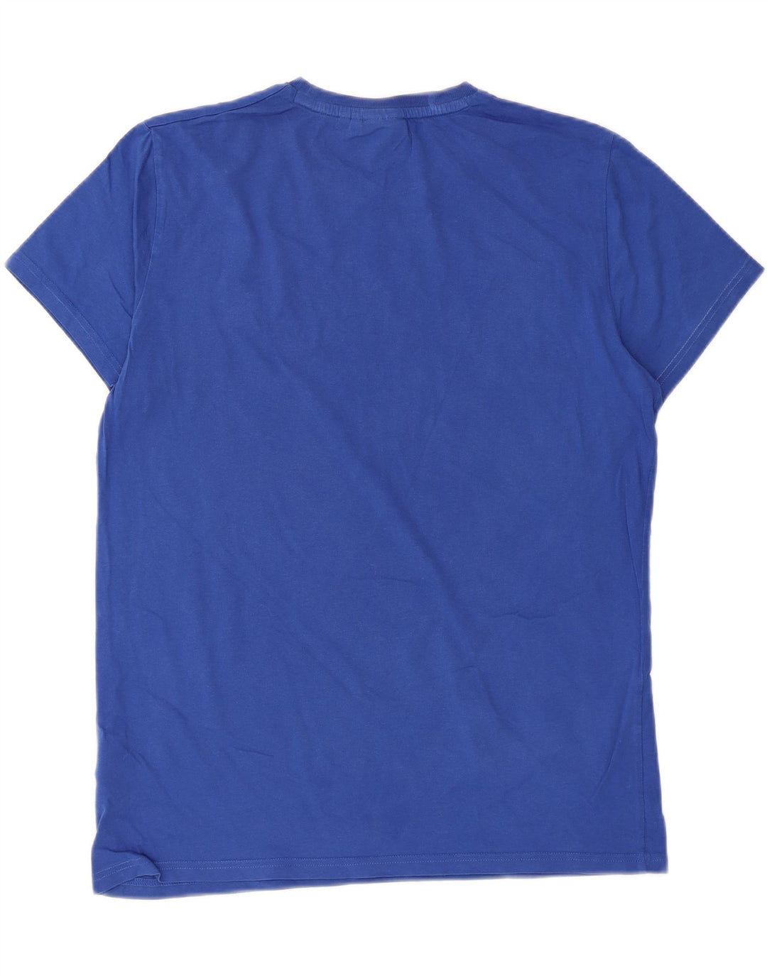 Superdry Herren T-Shirt Top Large Blau Baumwolle