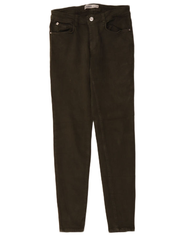 Zara Damen Skinny Jeans EU 38 Small W28 L28 Khaki